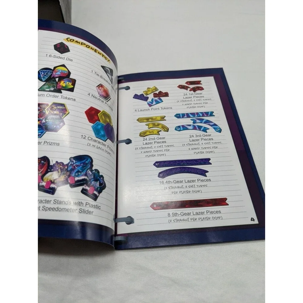 Greater Than Games Lazer Riderz Board Game Complete